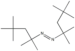 (E)-1,2-Bis(1,1,3,3-tetramethylbutyl)diazene Struktur