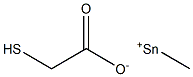 Mercaptoacetic acid methyltin(II) salt Structure