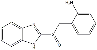2-[[2-[Amino]benzyl]sulfinyl]-1H-benzimidazole