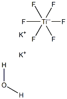 Potassium hexafluorotitanate(IV) hydrate Structure