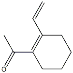 1-Acetyl-2-ethenyl-1-cyclohexene Structure