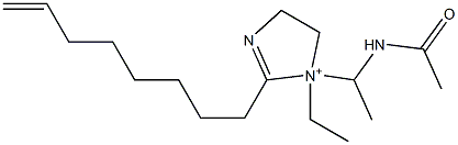  1-[1-(Acetylamino)ethyl]-1-ethyl-2-(7-octenyl)-2-imidazoline-1-ium