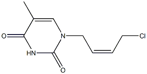 1-[(Z)-4-Chloro-2-butenyl]thymine