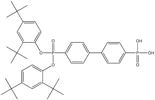  (1,1'-Biphenyl-4,4'-diyl)bis[phosphonic acid bis(2,4-di-tert-butylphenyl)] ester