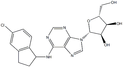 N-[[2,3-Dihydro-5-chloro-1H-inden]-1-yl]adenosine