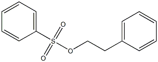 ベンゼンスルホン酸2-フェニルエチル 化学構造式
