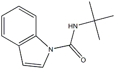 1-(tert-ブチルカルバモイル)-1H-インドール 化学構造式
