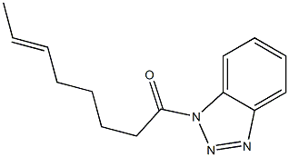 1-(6-Octenoyl)-1H-benzotriazole Struktur