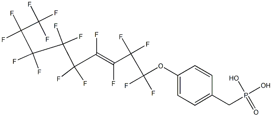 4-[(Heptadecafluoro-3-nonenyl)oxy]benzylphosphonic acid|