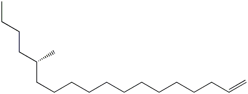 (14S)-14-Methyl-1-octadecene Struktur