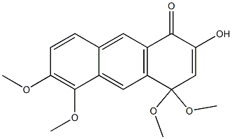 2-Hydroxy-4,4,5,6-tetramethoxyanthracen-1(4H)-one