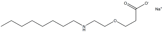 3-[2-(Octylamino)ethoxy]propionic acid sodium salt