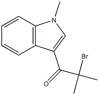 1-Methyl-3-(2-methyl-2-bromopropionyl)-1H-indole