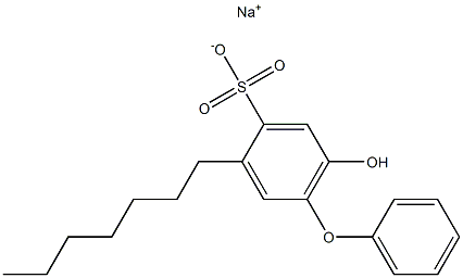 6-Hydroxy-3-heptyl[oxybisbenzene]-4-sulfonic acid sodium salt