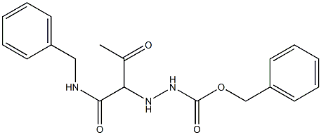 2-(1-Acetyl-2-benzylamino-2-oxoethyl)hydrazinecarboxylic acid benzyl ester