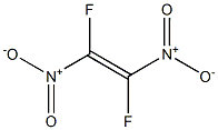 (E)-1,2-Difluoro-1,2-dinitroethene Struktur