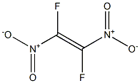 (E)-1,2-Difluoro-1,2-dinitroethene,,结构式