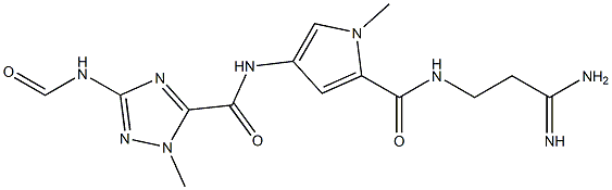  N-(3-Amino-3-iminopropyl)-1-methyl-4-[[1-methyl-3-(formylamino)-1H-1,2,4-triazol-5-yl]carbonylamino]-1H-pyrrole-2-carboxamide