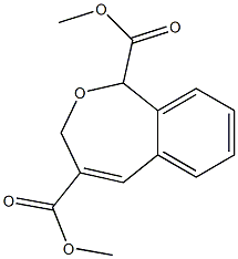 1H,3H-2-Benzoxepin-1,4-dicarboxylic acid dimethyl ester Structure