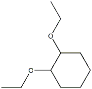 1,2-Diethoxycyclohexane Struktur