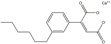 2-(3-Hexylphenyl)maleic acid calcium salt|