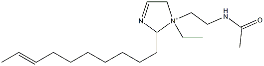 1-[2-(Acetylamino)ethyl]-2-(8-decenyl)-1-ethyl-3-imidazoline-1-ium|