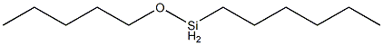 Hexyl(pentyloxy)silane 结构式