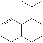 1,2,3,4,5,6-Hexahydro-1-isopropylnaphthalene Structure