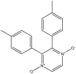 2,3-ビス(4-メチルフェニル)ピラジン1,4-ジオキシド 化学構造式