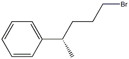 (+)-[(S)-4-Bromo-1-methylbutyl]benzene Struktur