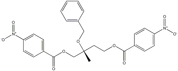 [R,(-)]-2-Benzyloxy-2-methyl-1,4-butanediol 1,4-bis(p-nitrobenzoate)