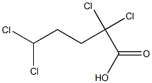 2,2,5,5-Tetrachlorovaleric acid