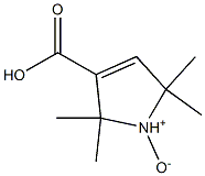 2,2,5,5-Tetramethyl-3-carboxy-3-pyrroline 1-oxide Structure