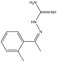 1-[(Z)-1-(o-Tolyl)ethylidene]aminoguanidine Struktur