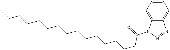 1-(13-Hexadecenoyl)-1H-benzotriazole 结构式