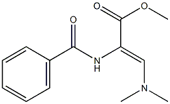  (Z)-2-(Benzoylamino)-3-(dimethylamino)acrylic acid methyl ester