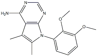  4-Amino-5,6-dimethyl-7-(2,3-dimethoxyphenyl)-7H-pyrrolo[2,3-d]pyrimidine