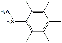 Pentamethylphenyldisilane Structure