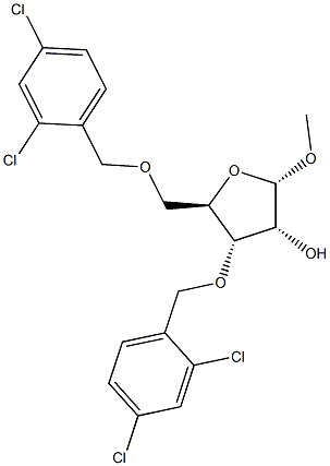 Methyl 3,5-Di-O-(2,4-dichloro-benzyl)-alpha-D- ribofuranoside