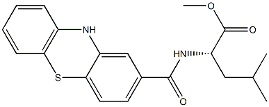 (S)-4-Methyl-2-[(10H-phenothiazine-2-carbonyl)-amino]-pentanoic acid methyl ester