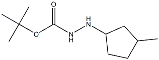 TERT-BUTYL 2-(3-METHYLCYCLOPENTYL)HYDRAZINECARBOXYLATE Struktur