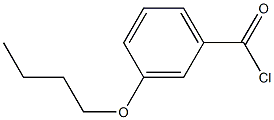 3-butoxybenzoyl chloride Structure