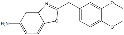 2-(3,4-DIMETHOXY-BENZYL)-BENZOOXAZOLE-5-YLAMINE 结构式