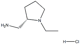 (S)-2-(Aminomethyl)-1-ethylpyrrolidinehydrochloride 化学構造式