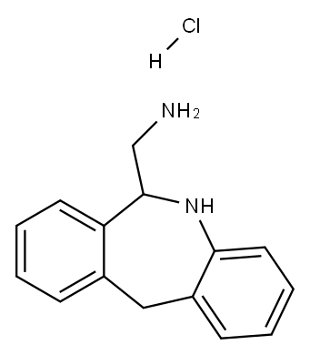 6-Aminomethyl-6,11-dihydro-5H-dibenzo[b,e]azepinehydrochloride Structure