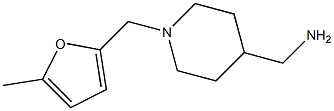 ({1-[(5-Methyl-2-furyl)methyl]-4-piperidinyl}methyl)amine Structure