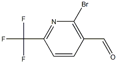2-Bromo-6-(trifluoromethyl)nicotinaldehyde Structure