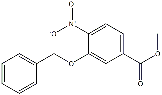 Methyl 3-(benzyloxy)-4-nitrobenzenecarboxylate Structure