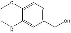 3,4-Dihydro-2H-1,4-benzoxazin-6-ylmethanol,,结构式