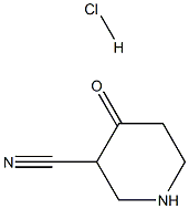 3-Cyano-4-piperidone hydrochloride Struktur